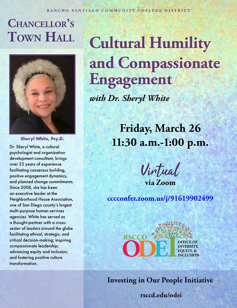 Chancellor's Town Hall | Cultural Humility and Compassionate Engagement